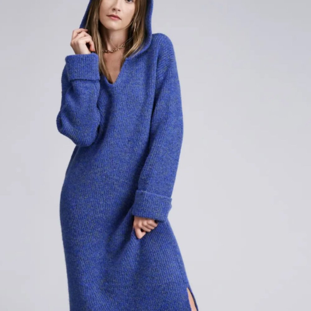 Tropaz Blue Sweater Dress